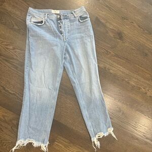 Free People Straight Jean Size 30